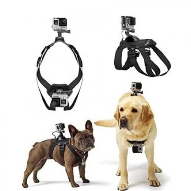 Кріплення для собаки Dog harness mount для екшн камер Xiaomi YI SJCam Gopro XTGP186, чорний (5110)