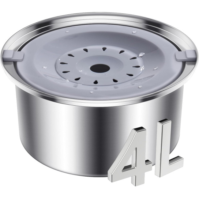 Миска для воды для собак Smartoo 4 л, без разливки (4165)