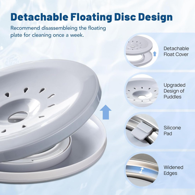 Миска для воды для собак Smartoo 4 л, без разливки (4165)