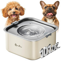 Миска для воды DownyPaws DPDW100, 3л, бежевая (4164)