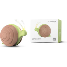 Інтерактивна іграшка для котів Cheerble, Злий равлик, коричневий (3069)