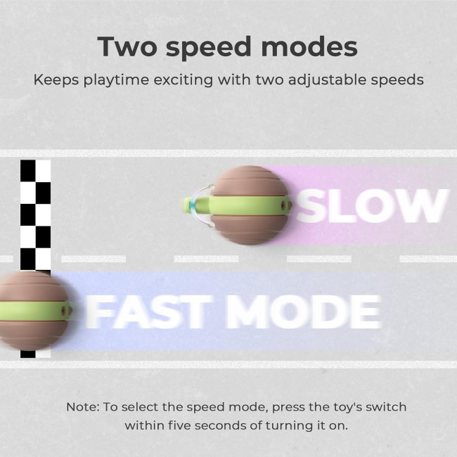 Інтерактивна іграшка для котів Cheerble, Злий равлик, коричневий (3069)