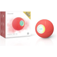Інтерактивний гумовий м'яч Cheerble C1221 Upgraded Version для собак, червоний (3065)
