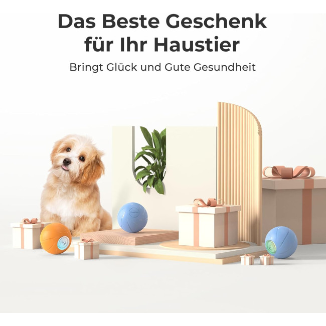 Інтерактивний м'яч для собак Cheerble C1221, голубий (3063)