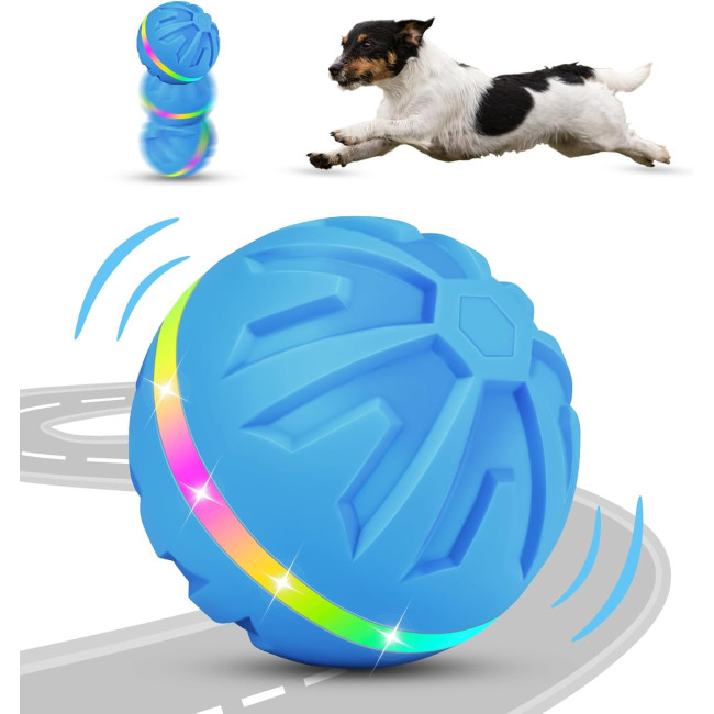 Інтерактивний м'яч для собак PETTOM PT-YCW119076, синій (4067)