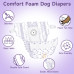Одноразові підгузки для собак MICOOYO MICDFDN-L-20 для собак жіночої статі в період тічки, фіолетовий (3087) № 1