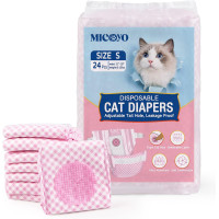 Одноразові підгузки MICOOYO для цуценят і котів, рожеві (3081)