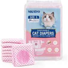 Одноразові підгузки MICOOYO для цуценят і котів, рожеві (3081)