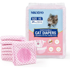 Одноразові підгузки MICOOYO MIDCD для цуценят і котів, рожеві (3085)