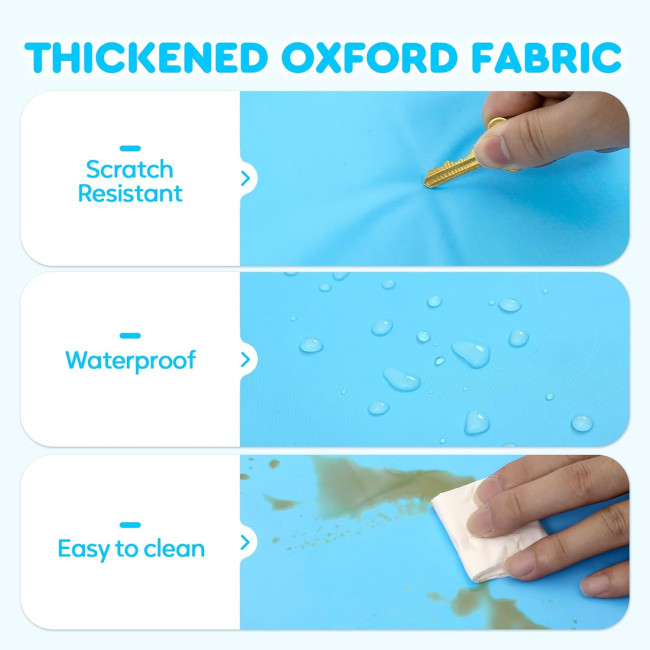 Охолоджувальний килимок для собак Mora Pets розмір 40x50 см, міцний охолоджувальний килимок для домашніх тварин, синій (2091)