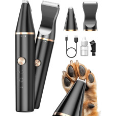 Триммер для лап собак Oneisall з подвійними лезами, безшумна машинка для стрижки собак (0005)