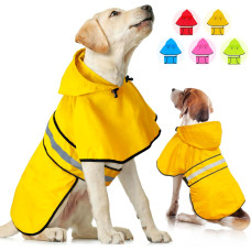 Weesiber Дощовик для собак, розмір XL, жовтий (5061)