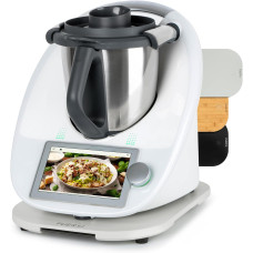 Легко ковзна бамбукова роликова дошка/слайдер PUERSI TMG-P-2 для Thermomix TM6/TM5, 2-го покоління з коліщатками, білосніжний (my-14090)