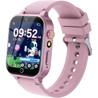Детские умные часы YEDASAH rose1 с сенсорным экраном HD, камерой, 26 играми, музыкальным проигрывателем, видео, будильником, счетчиком шагов, розовый (my-14076)