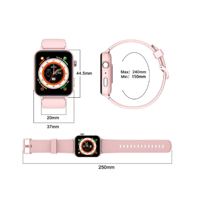 Смарт-годинник Blackview R30 Pro Pink (my-8064)