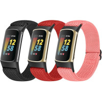 Еластичний нейлоновий ремінець Relting для Fitbit Charge 5 3 шт (my-12135)