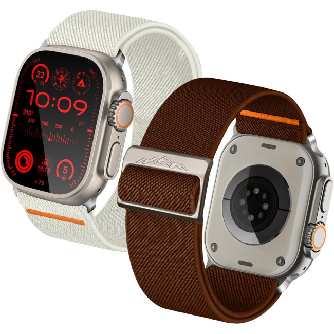 Змінний ремінець Chinber з еластину Solo Loop для iWatch Series Ultra 8 7 6 5 4 SE 2 упаковки, Розмір: 38mm 40mm 41mm (my-13169) Змінний ремінець Chinber з еластину Solo Loop для iWatch Series Ultra 8 7 6 5 4 SE 2 упаковки, Розмір: 38mm 40mm 41mm (my-13169)