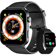 Смарт-годинник Blackview R30 Pro Black 1,85-дюймовий фітнес-трекер зі SpO2, пульсометром, монітором сну, зі 100+ спортивними режимами, лічильником калорій та кроків (my-9074)
