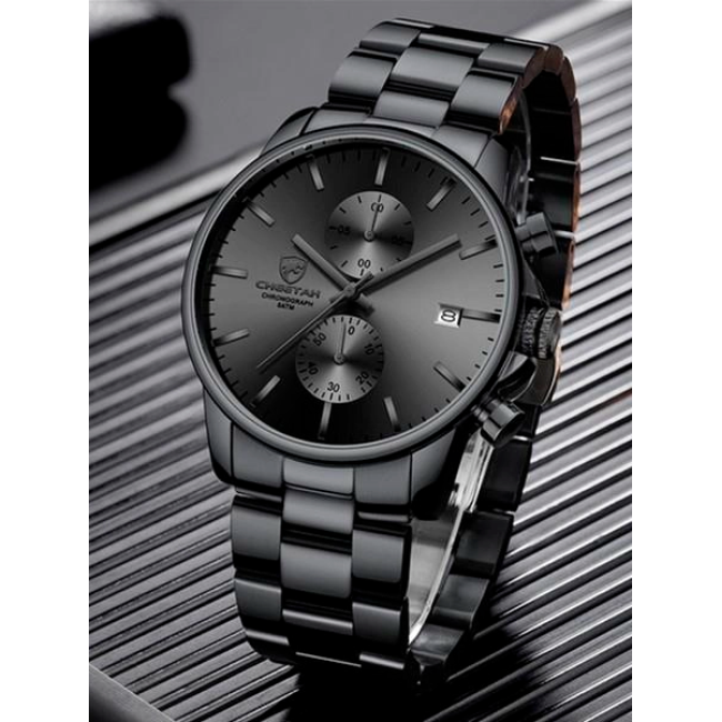 Чоловічий годинник Cheetah Mars Black (my-3035)
