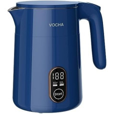 Міні-електричний дорожній чайник 0.4L VOCHA V8873, функція підтримки тепла, світлодіодний сенсорний екран (my-2034)