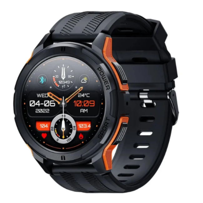 Захищений розумний (смарт) годинник Oukitel BT10 1.43", AMOLED, IP68, 410 mAh, orange (my-3006) Захищений розумний (смарт) годинник Oukitel BT10 1.43", AMOLED, IP68, 410 mAh, orange (my-3006)
