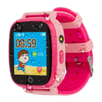 Смарт-годинник для дітей AmiGo GO001 iP67 Pink (my-3068)