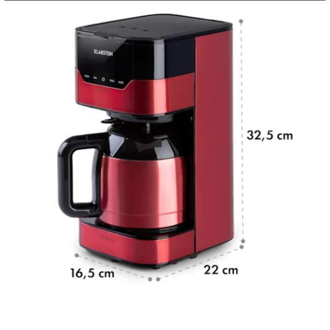 Кава машина KLARSTEIN Arabica EasyTouch control 800 W 10035588 (my-5093)