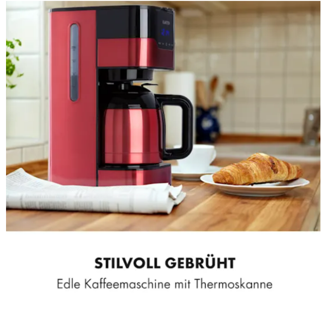 Кава машина KLARSTEIN Arabica EasyTouch control 800 W 10035588 (my-5093)