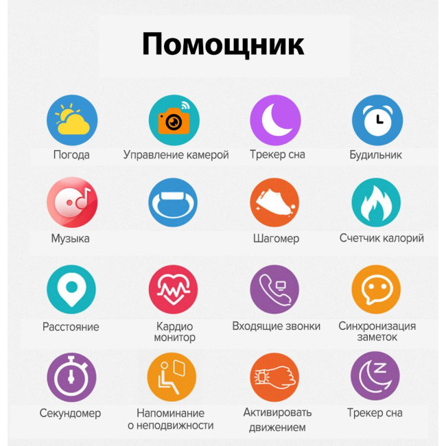 Смарт годинник GLOBEX фітнес браслет з силіконовим ремінцем, Bluetooth, чорний (my-9072)