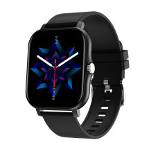 Смарт годинник GLOBEX фітнес браслет з силіконовим ремінцем, Bluetooth, чорний (my-9072)
