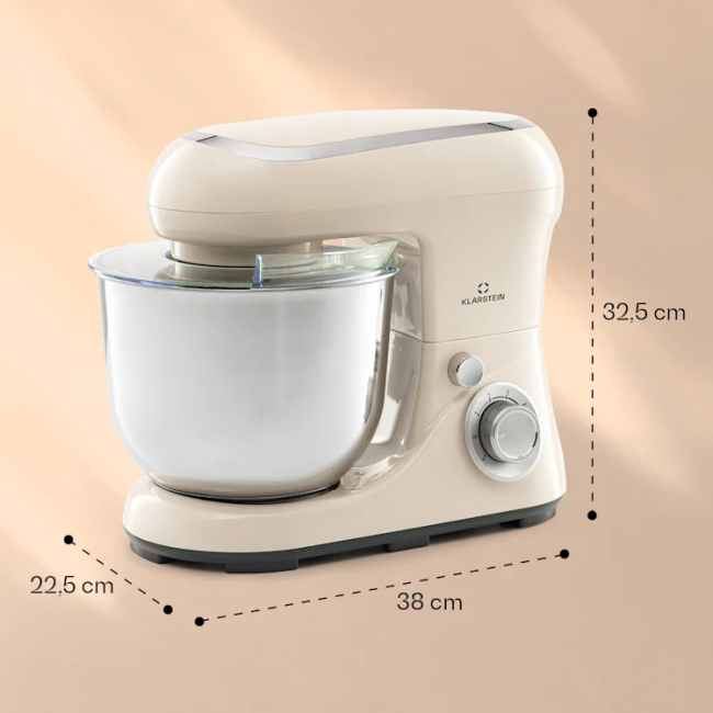 Кухонний комбайн тістоміс KLARSTEIN Bella Pico 2G 1300 Вт 10034514 (my-5095)