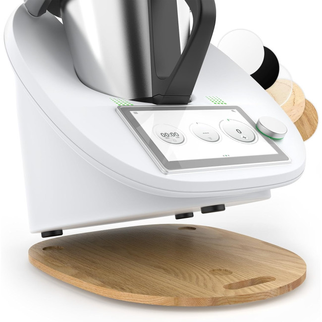 Ковзаюча, роликова дошка Siegvoll, що легко рухається, аксесуари для Thermomix TM6 TM5, дуб (my-13150)