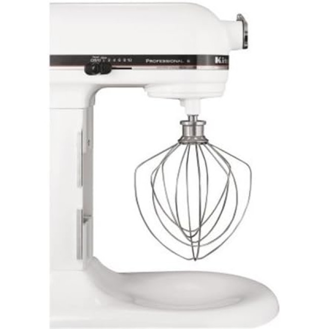 6-дротяний віночок для міксерів Lift Table об'ємом 5 і 6 квартів KitchenAid KN256WW (my-14047)