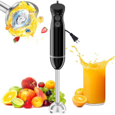 Ручний блендер Bonsenkitchen HB3201, блендер з 2 швидкостями змішування, ручний блендер електричний, чорний (my-13120)
