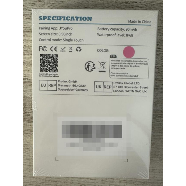 Розумний годинник CatShin ZL15-Pink фітнес-годинник з крокоміром, монітор серцевого ритму, артеріального тиску, монітор сну, пиловологозахищений корпус (my-2010)