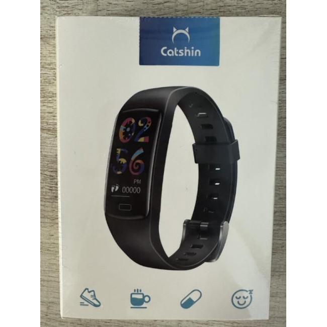 Розумний годинник CatShin ZL15-Pink фітнес-годинник з крокоміром, монітор серцевого ритму, артеріального тиску, монітор сну, пиловологозахищений корпус (my-2010)
