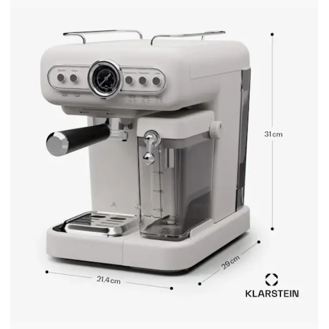 Еспресо кава-машина Klarstein Espressionata Evo 10045426 1350 Вт (my-5091) має дефект